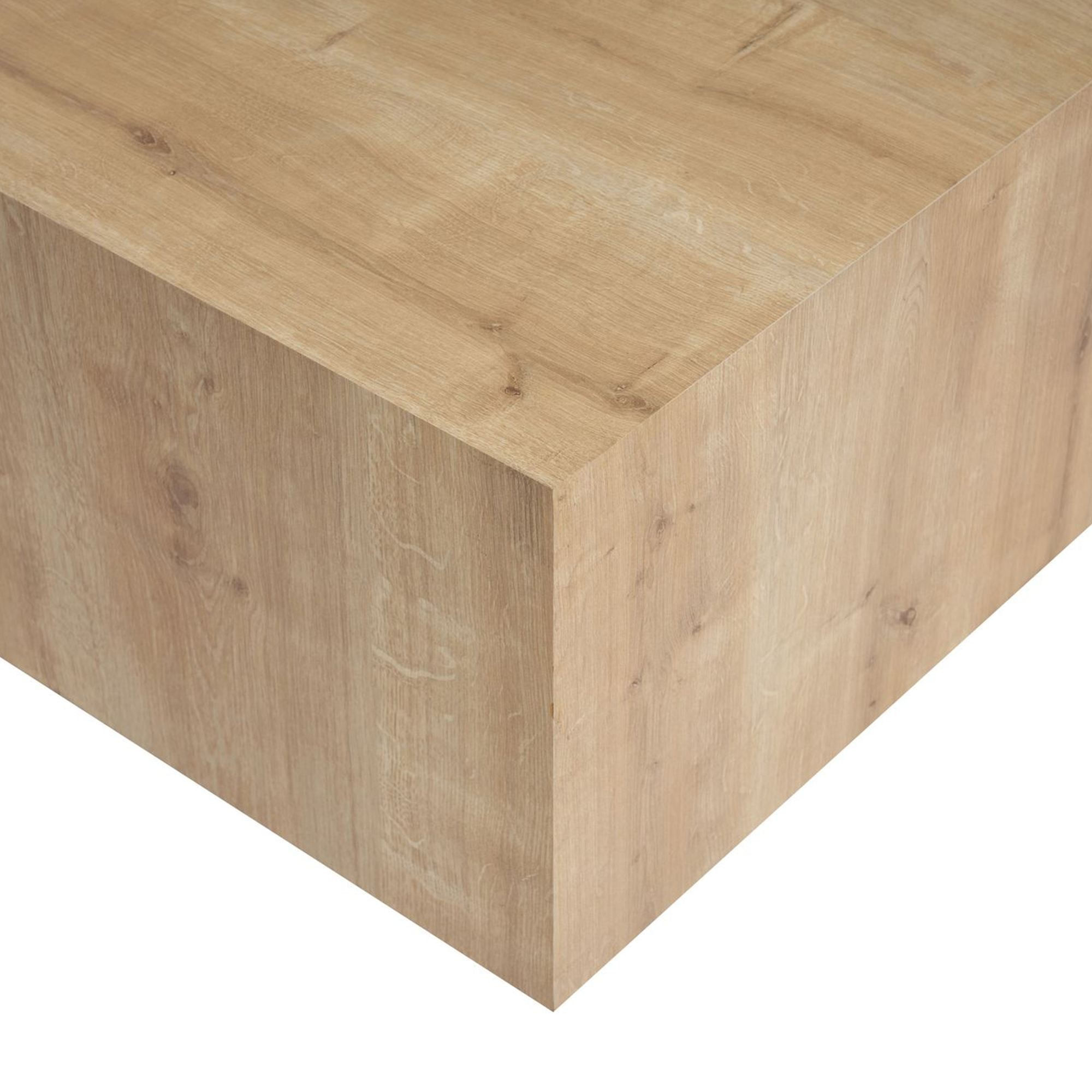 Masă de cafea Prizma, 90 x 35 x 90 cm, MDF, design compact — imaginea 4
