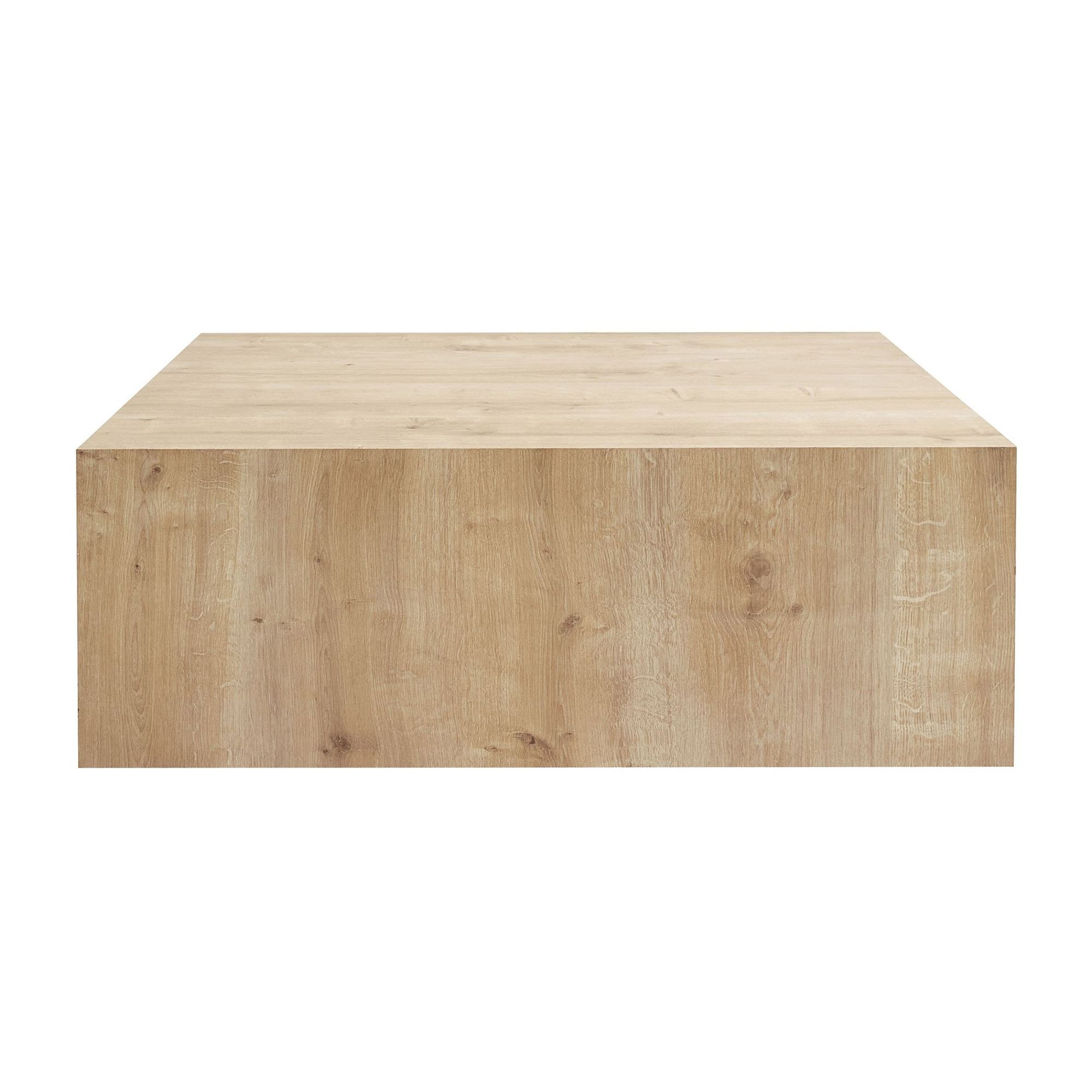 Masă de cafea Prizma, 90 x 35 x 90 cm, MDF, design compact — imaginea 5