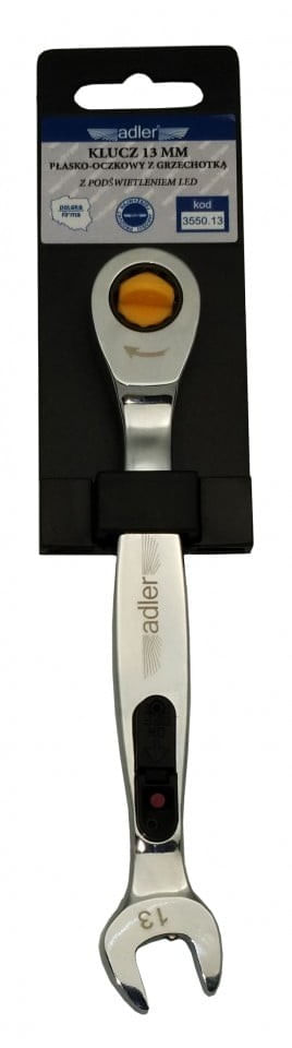 Cheie fixa cu clichet si LED de 13mm ADLER AD-3550.13 — imaginea 2