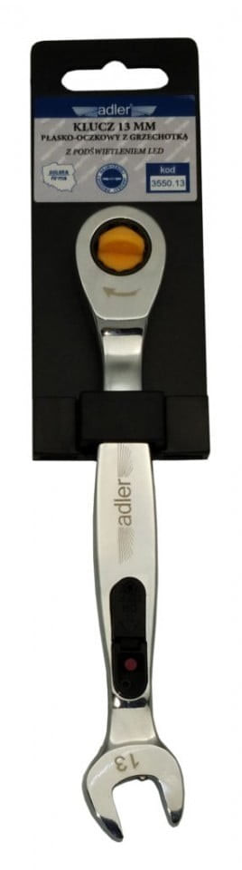 Cheie fixa cu clichet si LED de 13mm ADLER AD-3550.13 — imaginea 3