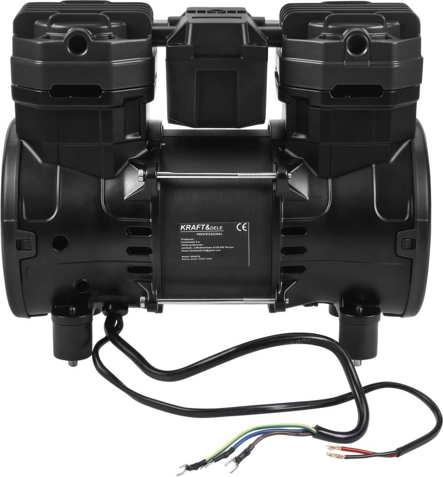 Unitate compresor fara ulei KraftDele KD4076, 1390W, 249 l/min, 8 bar, modul compact pentru compresor de aer — imaginea 8