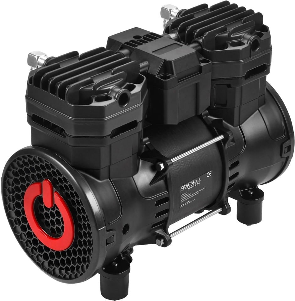 Unitate compresor fara ulei KraftDele KD4076, 1390W, 249 l/min, 8 bar, modul compact pentru compresor de aer — imaginea 9