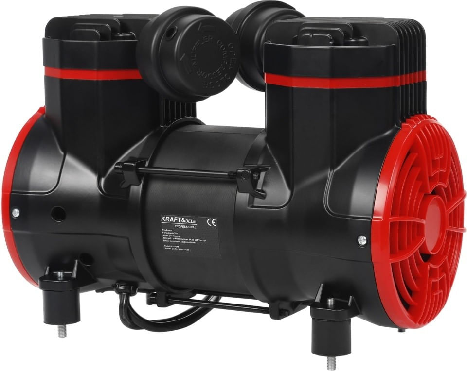 Motor fara ulei pentru compresor de aer KraftDele KD4078, 1500W, 290 l/min, 8 bar, 230V — imaginea 6