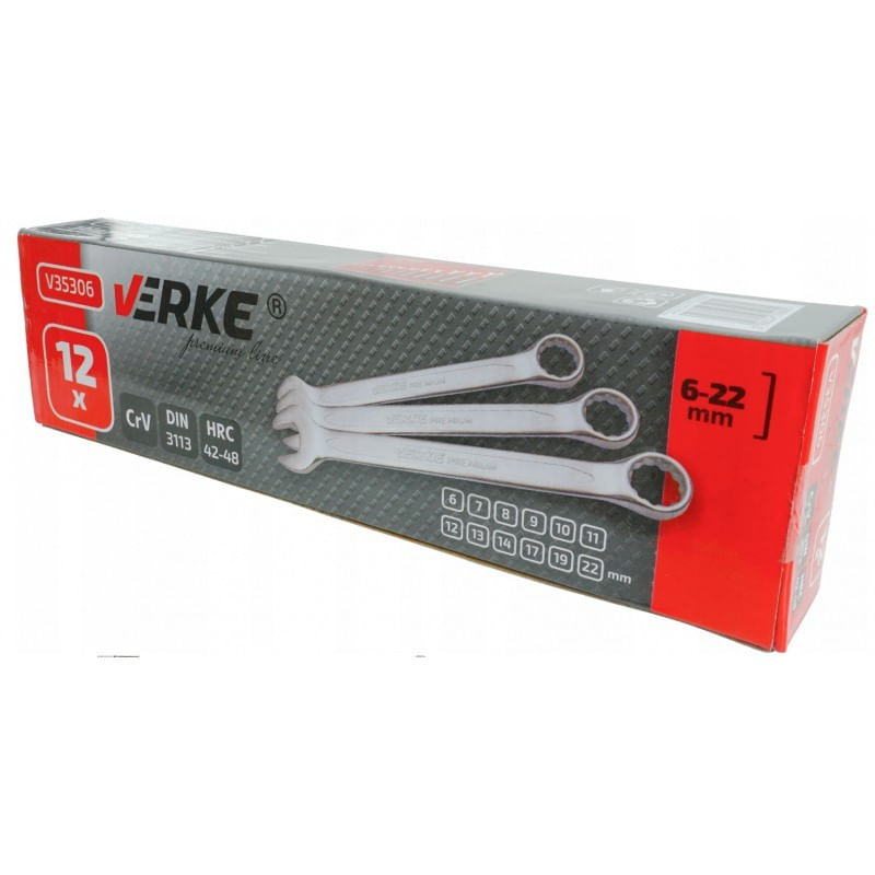 Set chei combinate 12 bucati 6-22mm V35306 Verke — imaginea 2