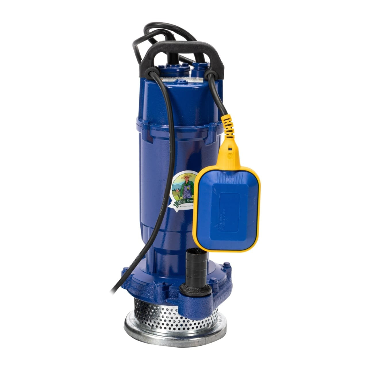 Pompa evacuare micul fermier, 0.37 kw, debit maxim 3900 l/h, inaltime maxima de pompare 16m, corp pompa fonta, cu plutit — imaginea 2