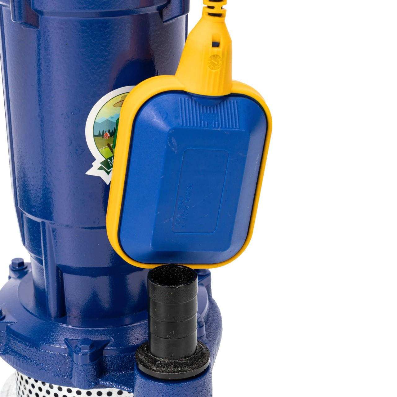 Pompa evacuare micul fermier, 0.37 kw, debit maxim 3900 l/h, inaltime maxima de pompare 16m, corp pompa fonta, cu plutit — imaginea 4