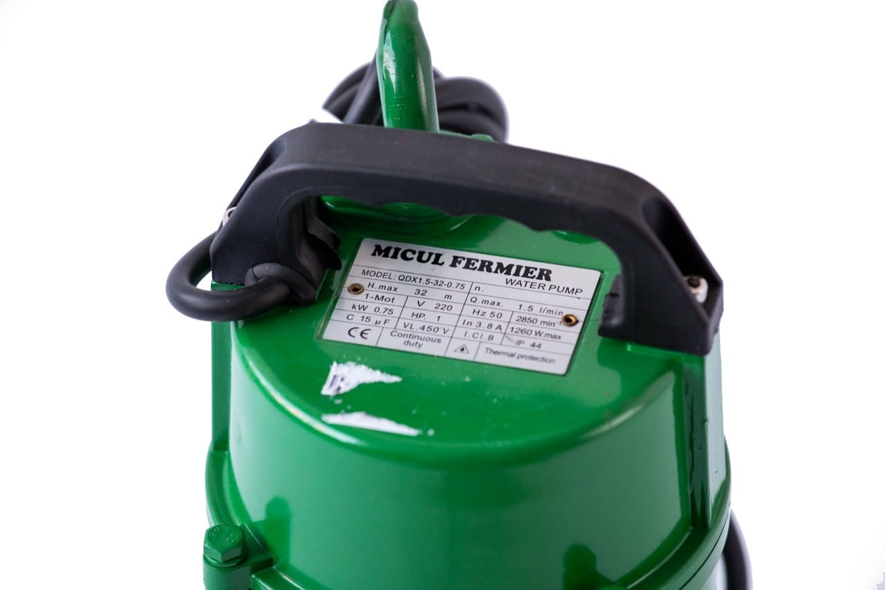 Pompa evacuare micul fermier, 0.75 kw, debit maxim 3900 l/h, inaltime maxima de pompare 32m, corp pompa fonta — imaginea 4