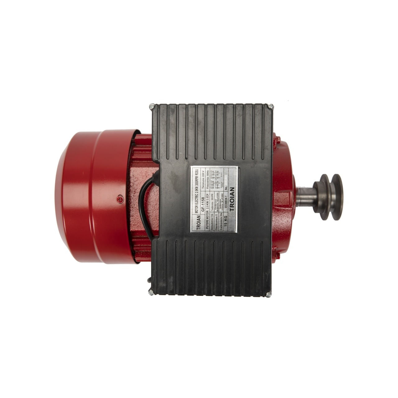 Motor electric micul fermier 2.5kw, 3000 rpm, carcasa fonta, Motor electric monofazat asincron, Utilizare durabila — imaginea 2
