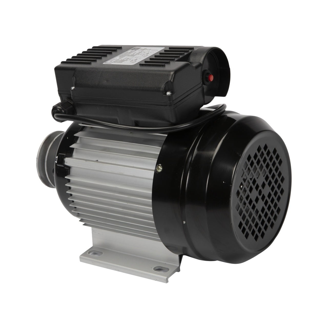 Motor electric micul fermier 1.1kw, 2800 rpm, carcasa aluminiu, Fulie simpla/dubla, Arbore iesire — imaginea 5