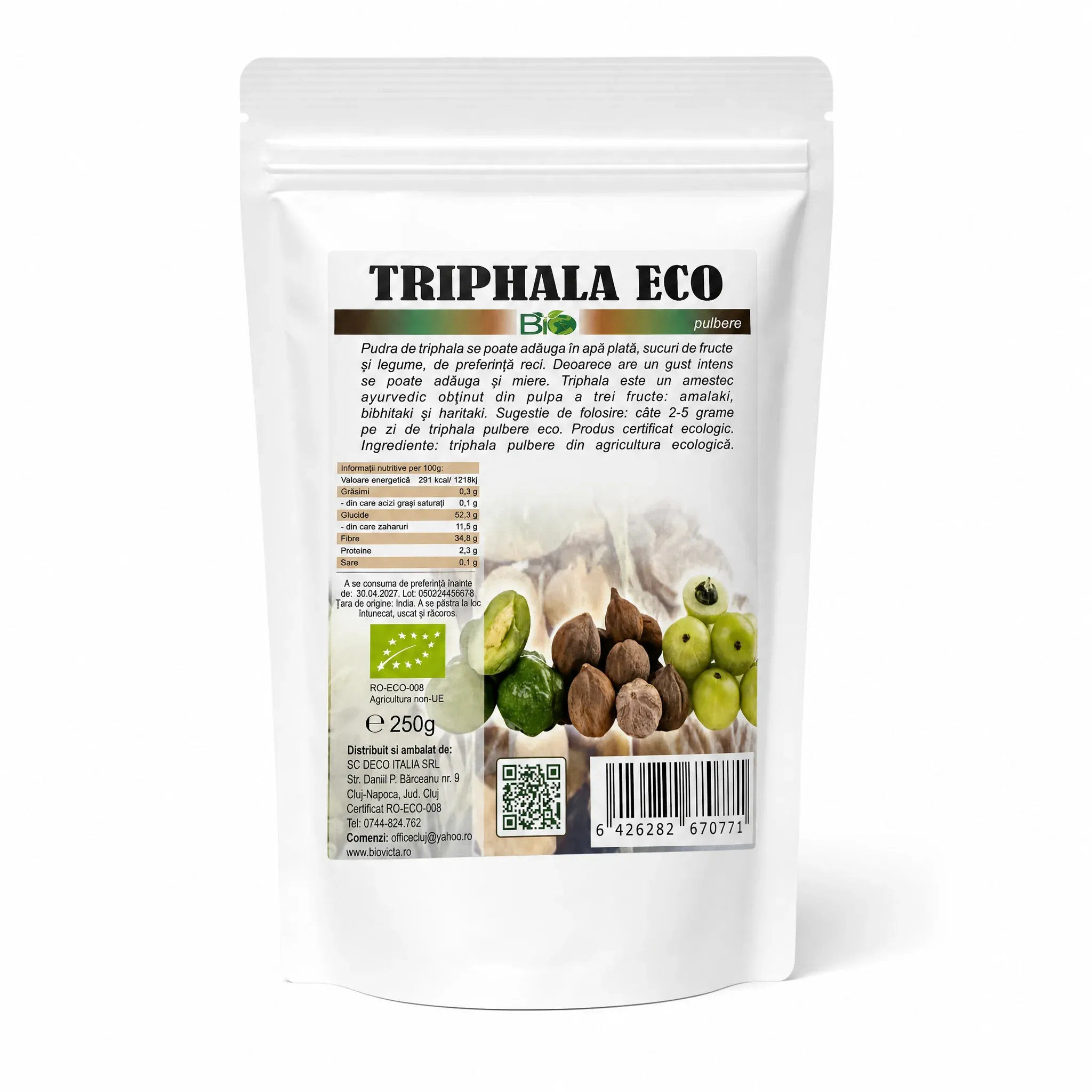 Triphala pudra, BIO 250g