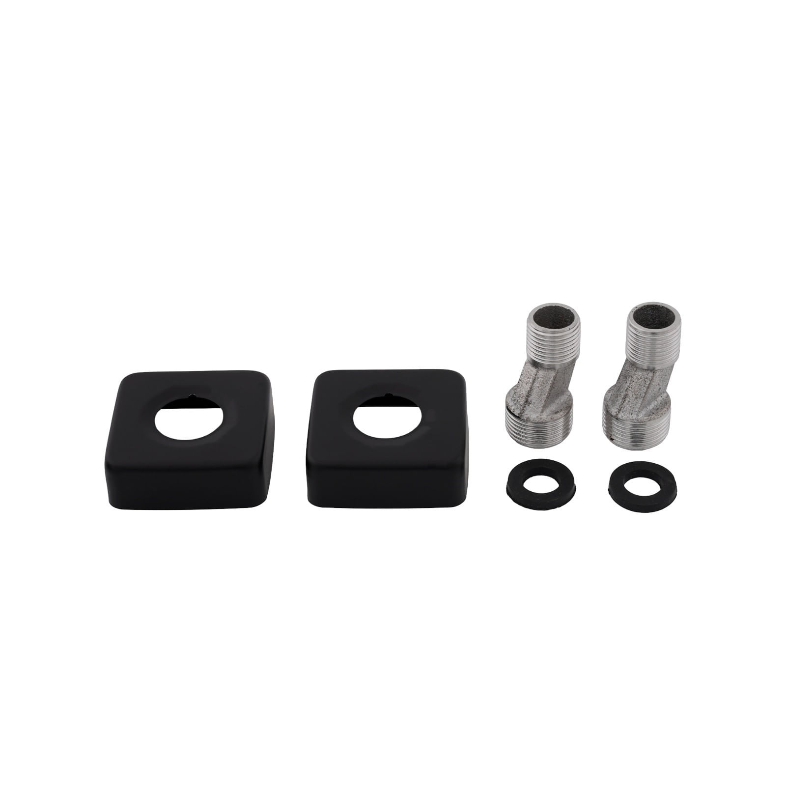 FB-09 Kub Black Baterie cada SUS 304 cu para de dus negru URBAN FLOW — imaginea 5