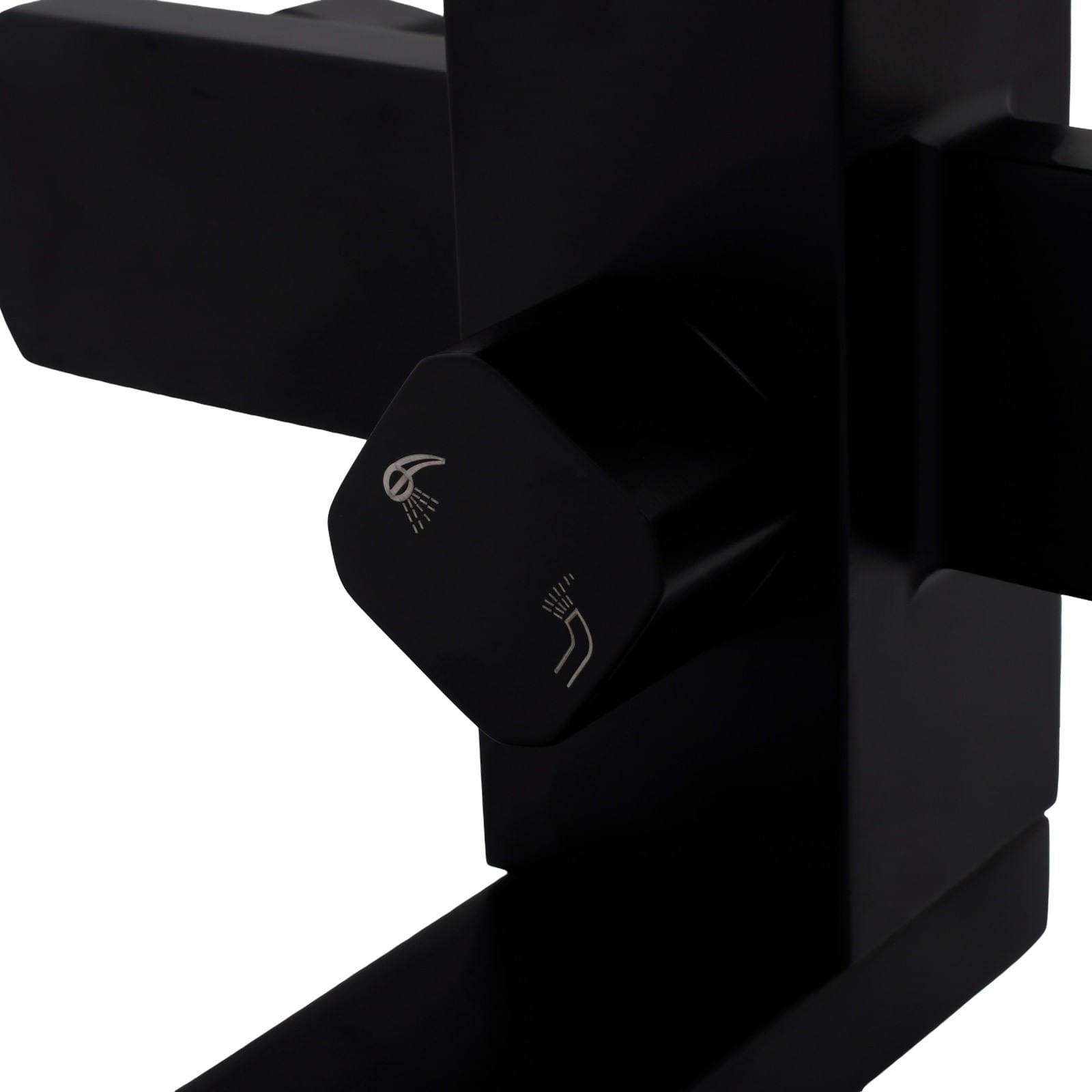 FB-09 Kub Black Baterie cada SUS 304 cu para de dus negru URBAN FLOW — imaginea 11