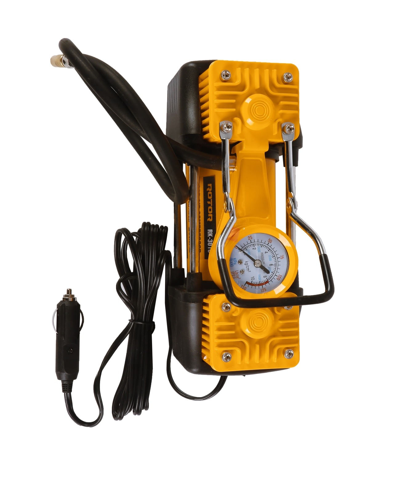 Compresor auto bicilindric ROTOR RK-3010, 30A, DC 12V, 10 Bar — imaginea 2