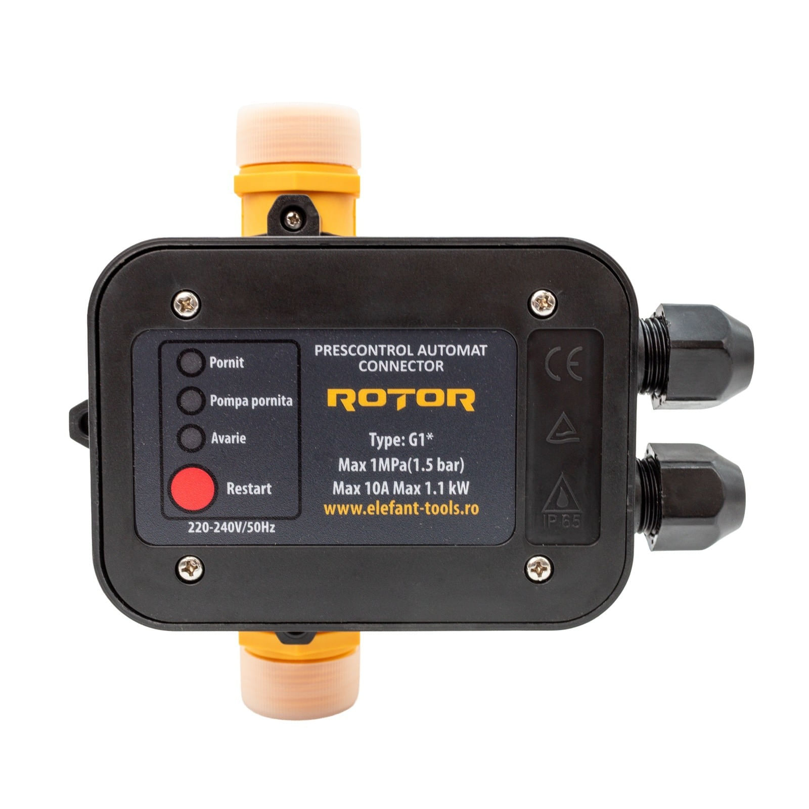 Prescontrol automat pentru pompa de apa G1" ROTOR RWPC-1, 1100W,1.5 bar — imaginea 2