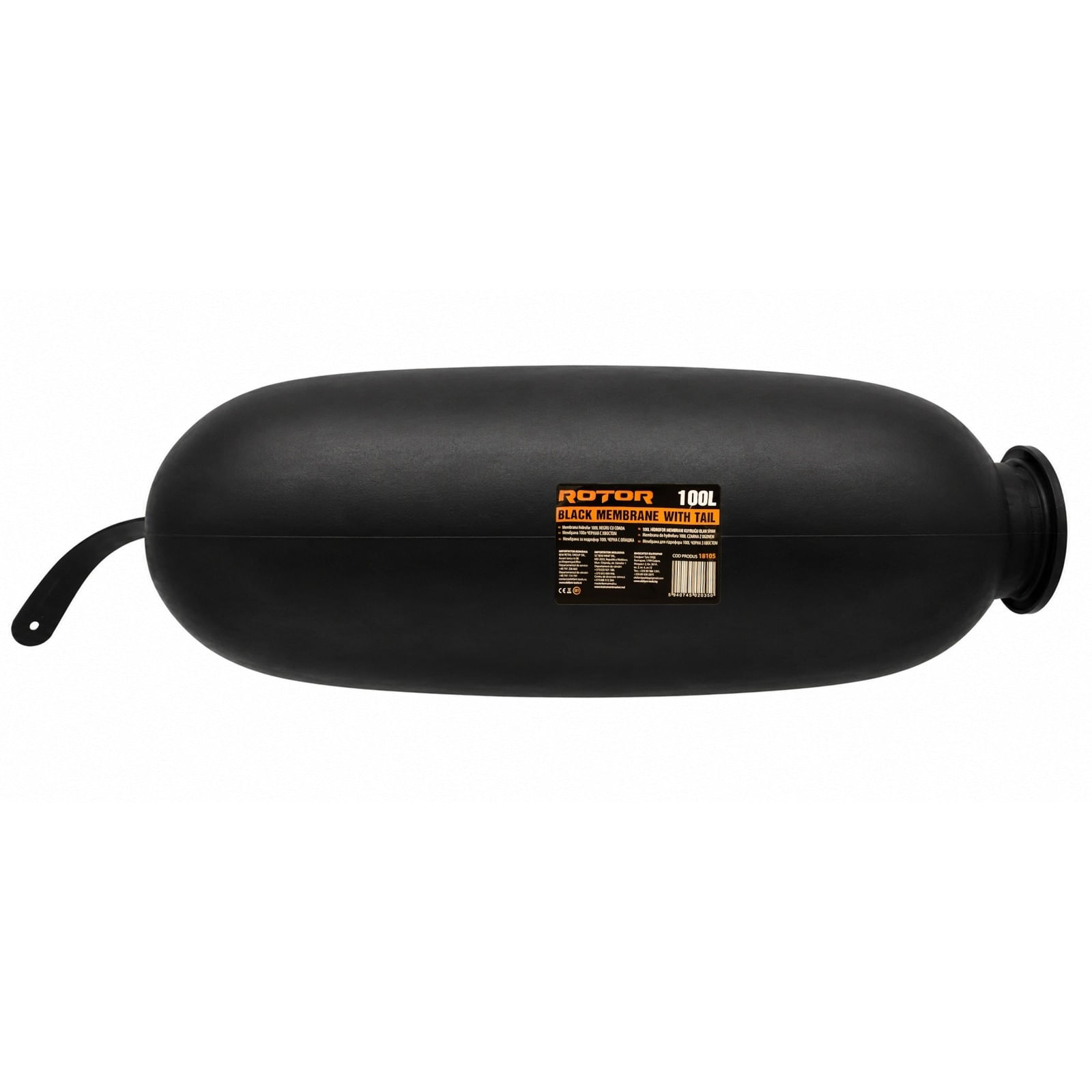 Membrana pentru hidrofor 100L Negru cu coada ROTOR RMH-100B — imaginea 2