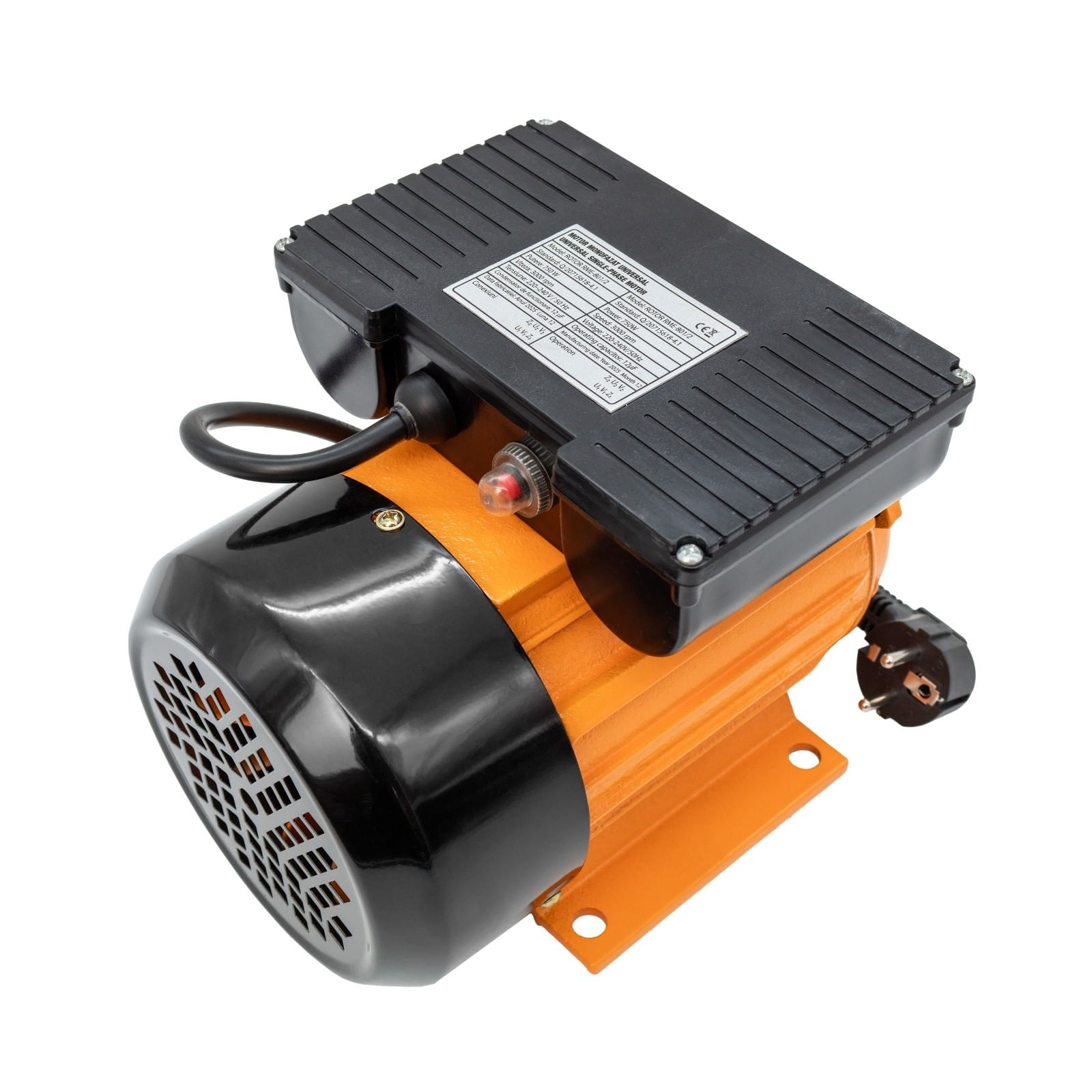 Motor electric monofazat, 0.75 kW, 3000 rpm, Rotor RME-801/2 — imaginea 4