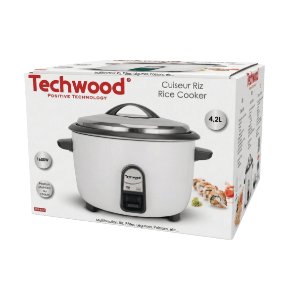Oala de fiert orez Techwood TCR-4251, 4.2L, 1600W — imaginea 6