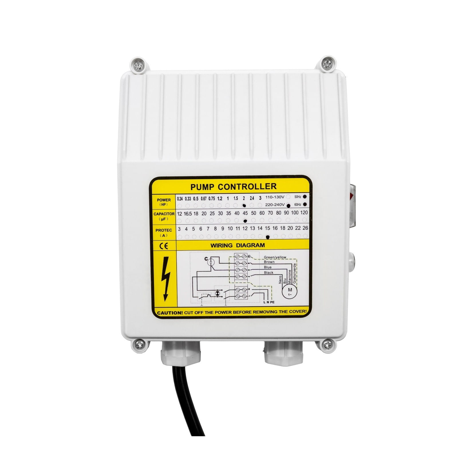 Panou de control pentru pompa apa ROTOR R4SKM-200, 220V, 1500W, compatibil 4SKM-200 — imaginea 2