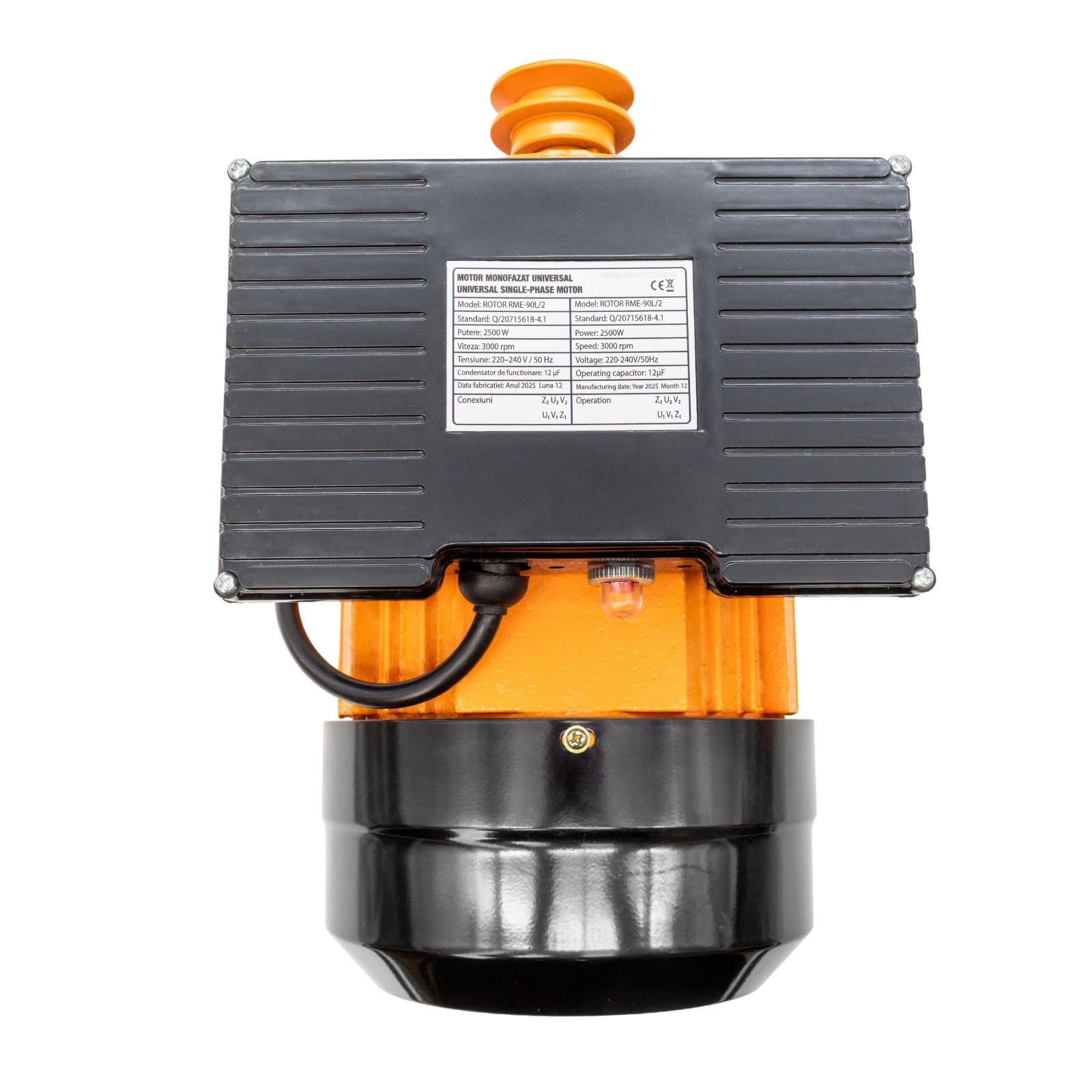 Motor electric monofazat universal ROTOR RME802-2, 1.3 kW, — imaginea 2
