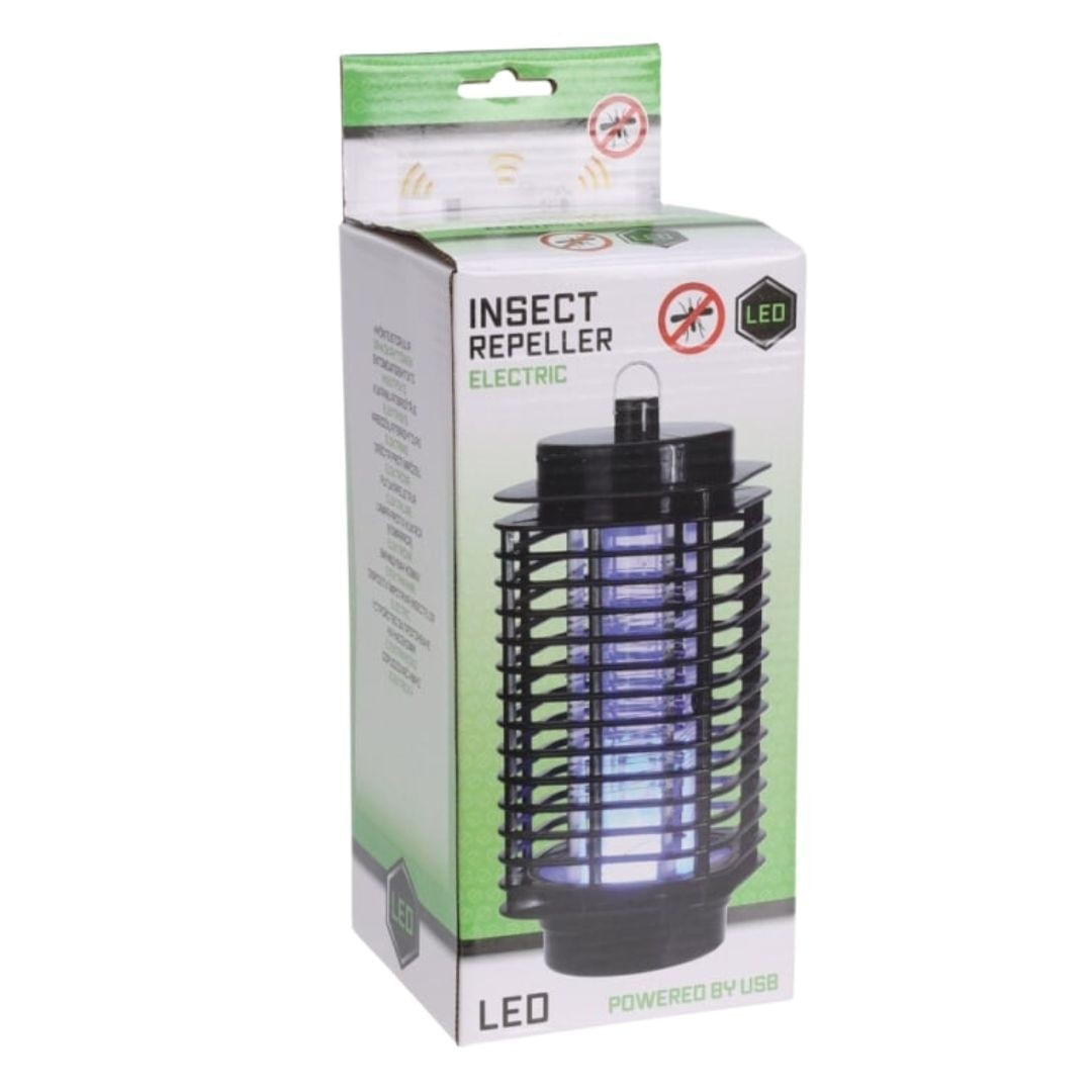 Lampa electrica anti-insecte cu LED si alimentare USB, 11x23 cm, Koopman — imaginea 3
