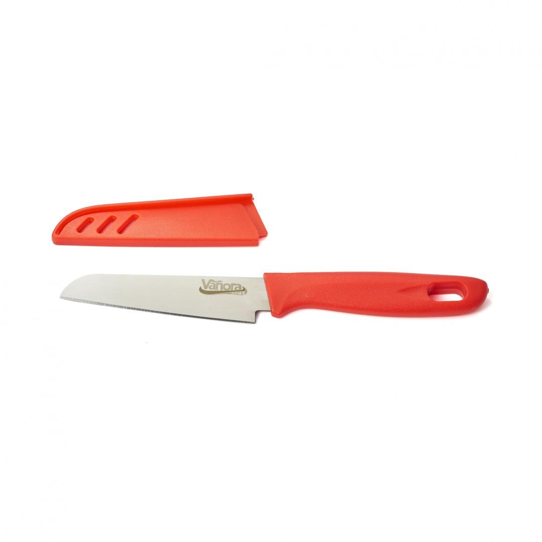 Cutit cu teaca 9.5 cm, rosu — imaginea 2