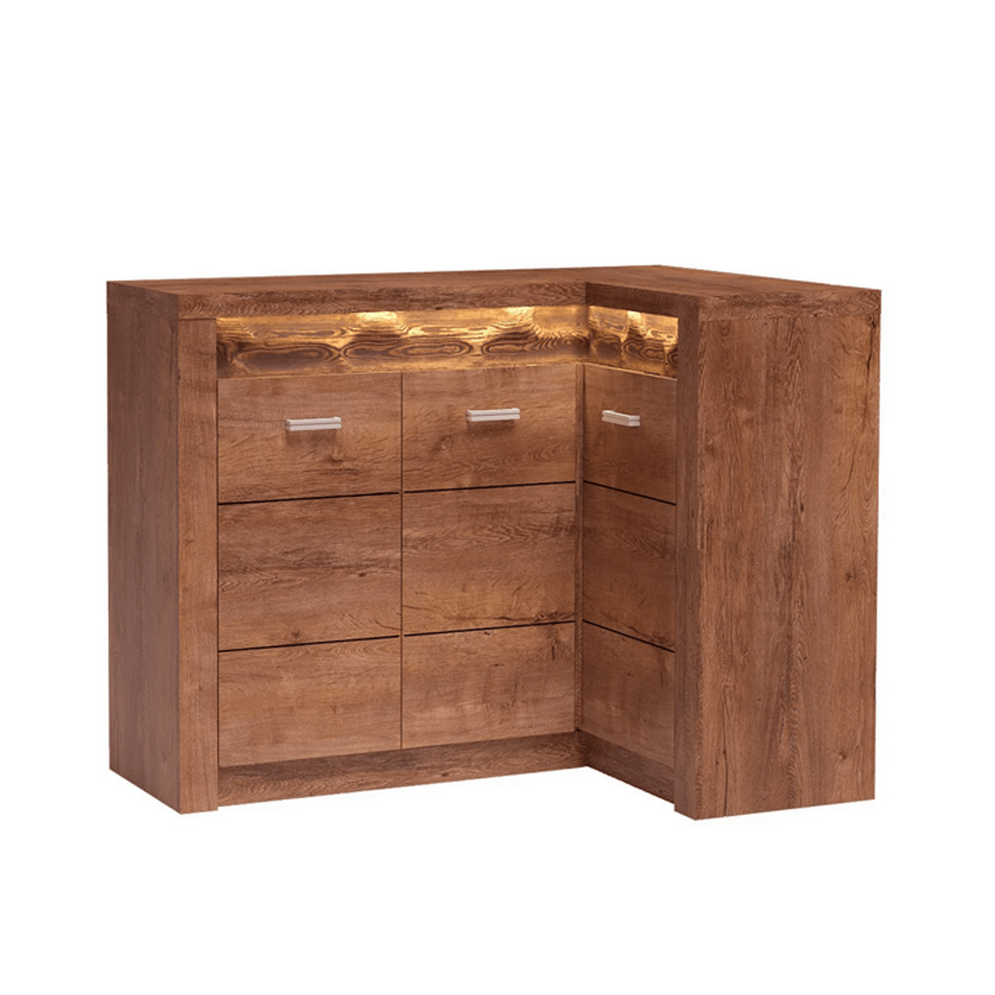 Comoda de colt, frasin