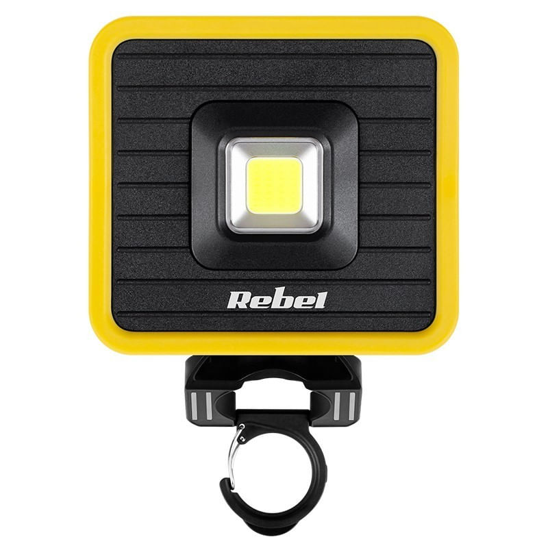 Proiector LED Rebel cu acumulator, 10W, 3.7V, 4.5Ah,1000lm, lumina neutra, 4000K — imaginea 2