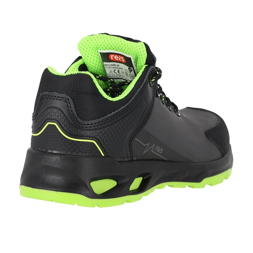 Pantofi protectie barbati BCLIVE-P S3, cu insertii Kevlar, talpa antiderapanta 46 Gri — imaginea 8