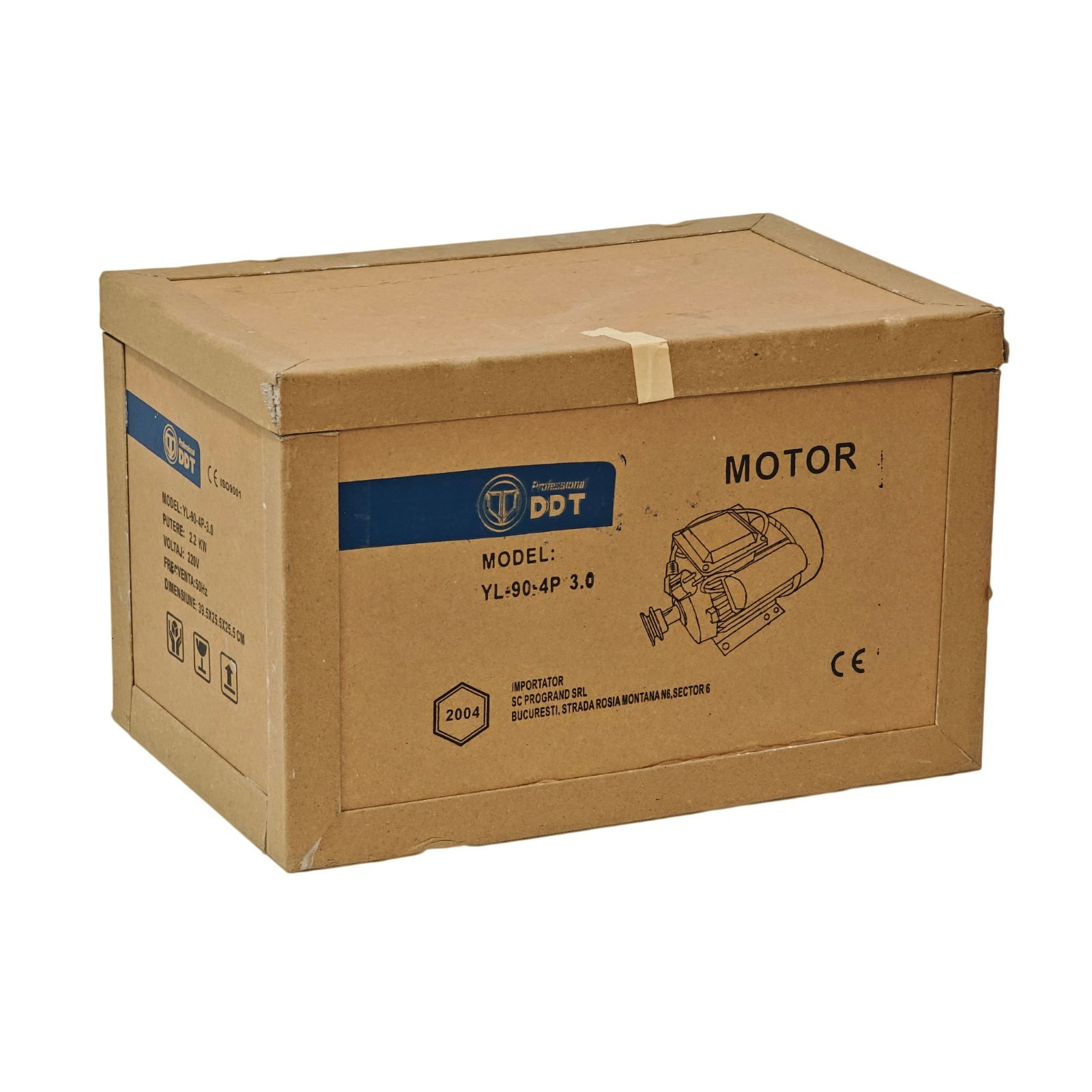Motor electric monofazat DDT, Putere 3 kW, Viteza 1500 rpm, Bobinaj cupru, Protectie suprasarcina — imaginea 8