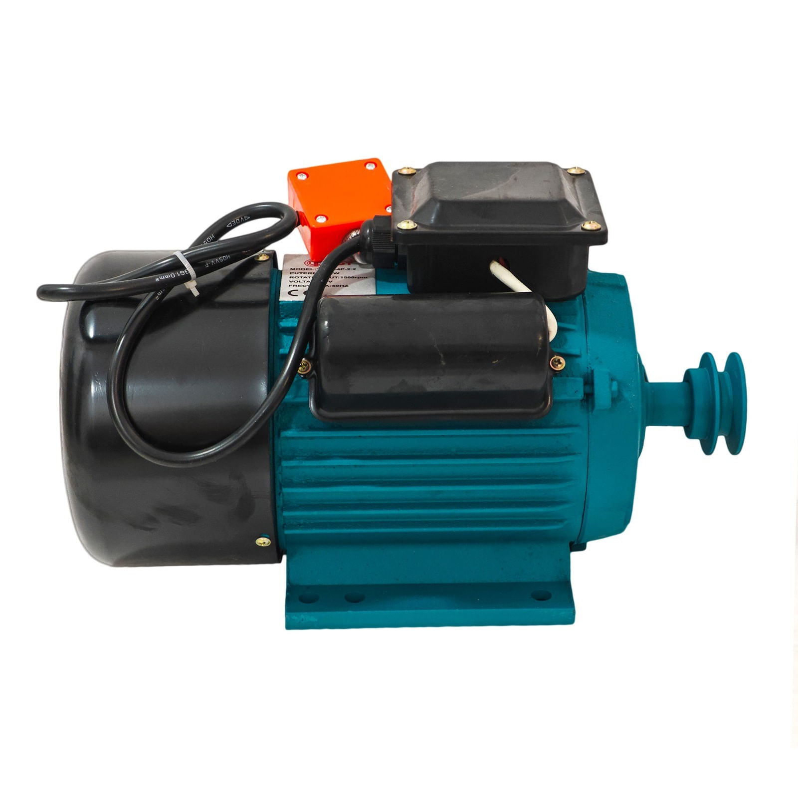 Motor electric monofazat DDT, Putere 3 kW, Viteza 1500 rpm, Bobinaj cupru, Protectie suprasarcina — imaginea 9
