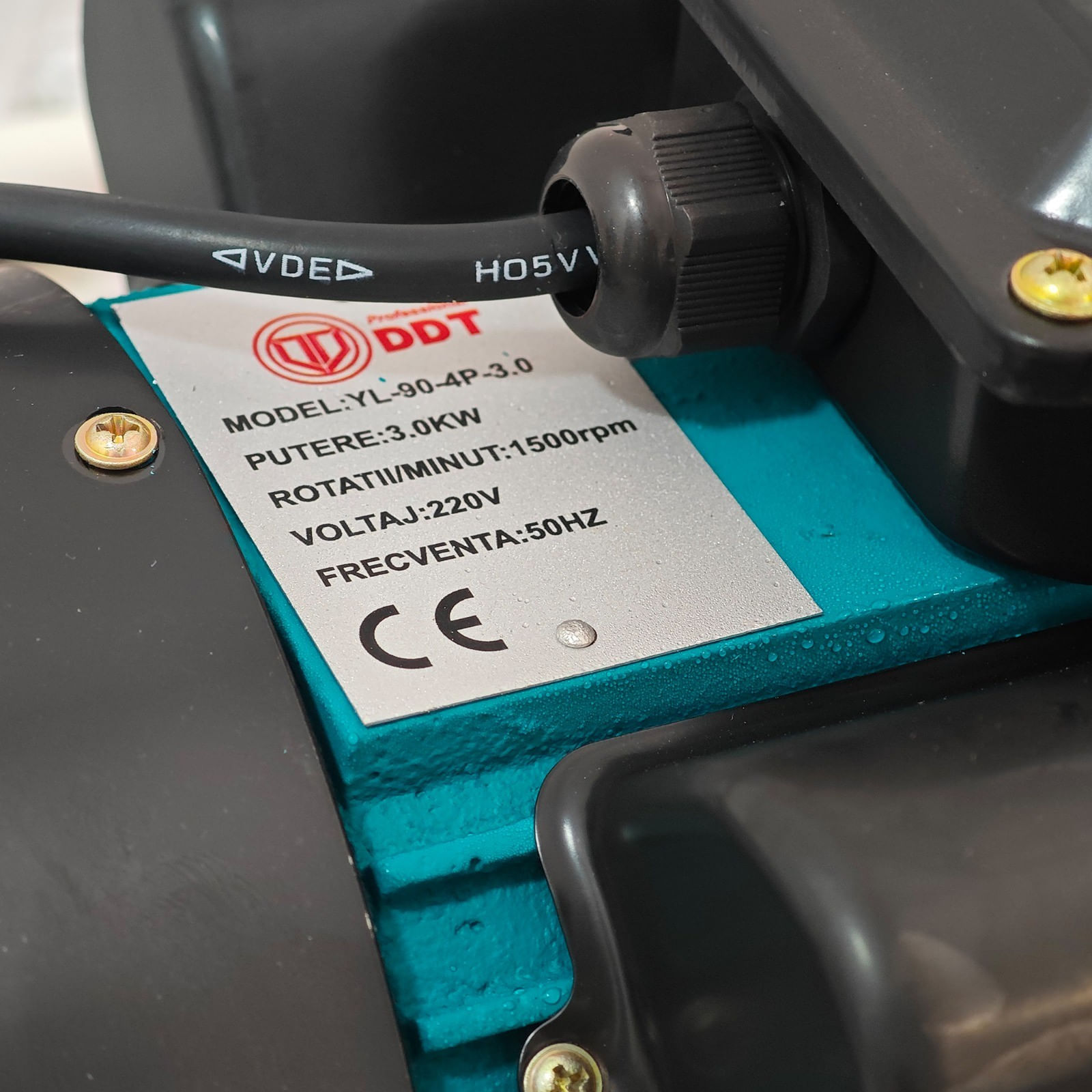 Motor electric monofazat DDT, Putere 3 kW, Viteza 1500 rpm, Bobinaj cupru, Protectie suprasarcina — imaginea 11