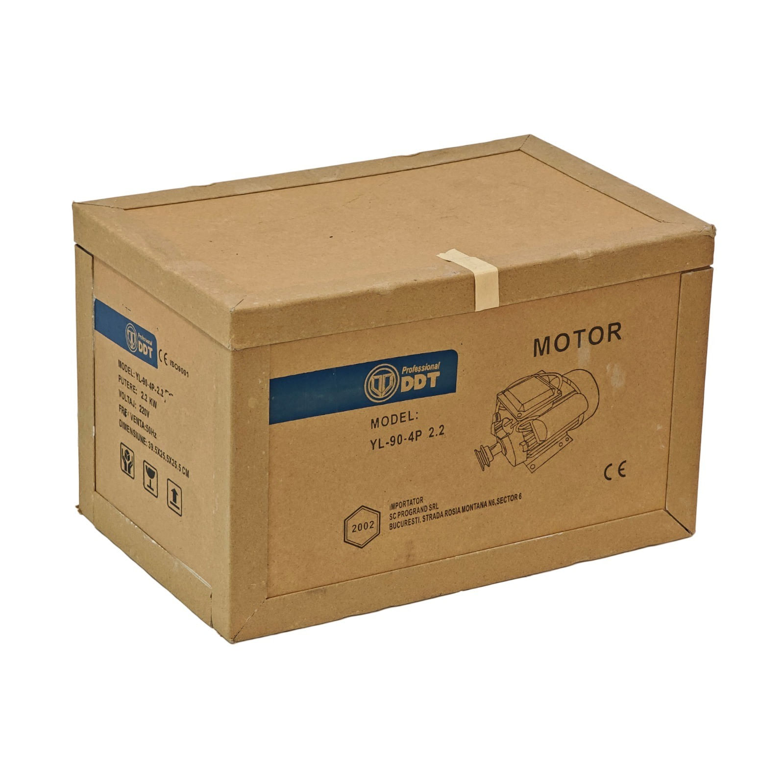 Motor electric monofazat DDT, Putere 2.2 kW, Viteza 1500 rpm, Bobinaj cupru, Protectie suprasarcina — imaginea 4