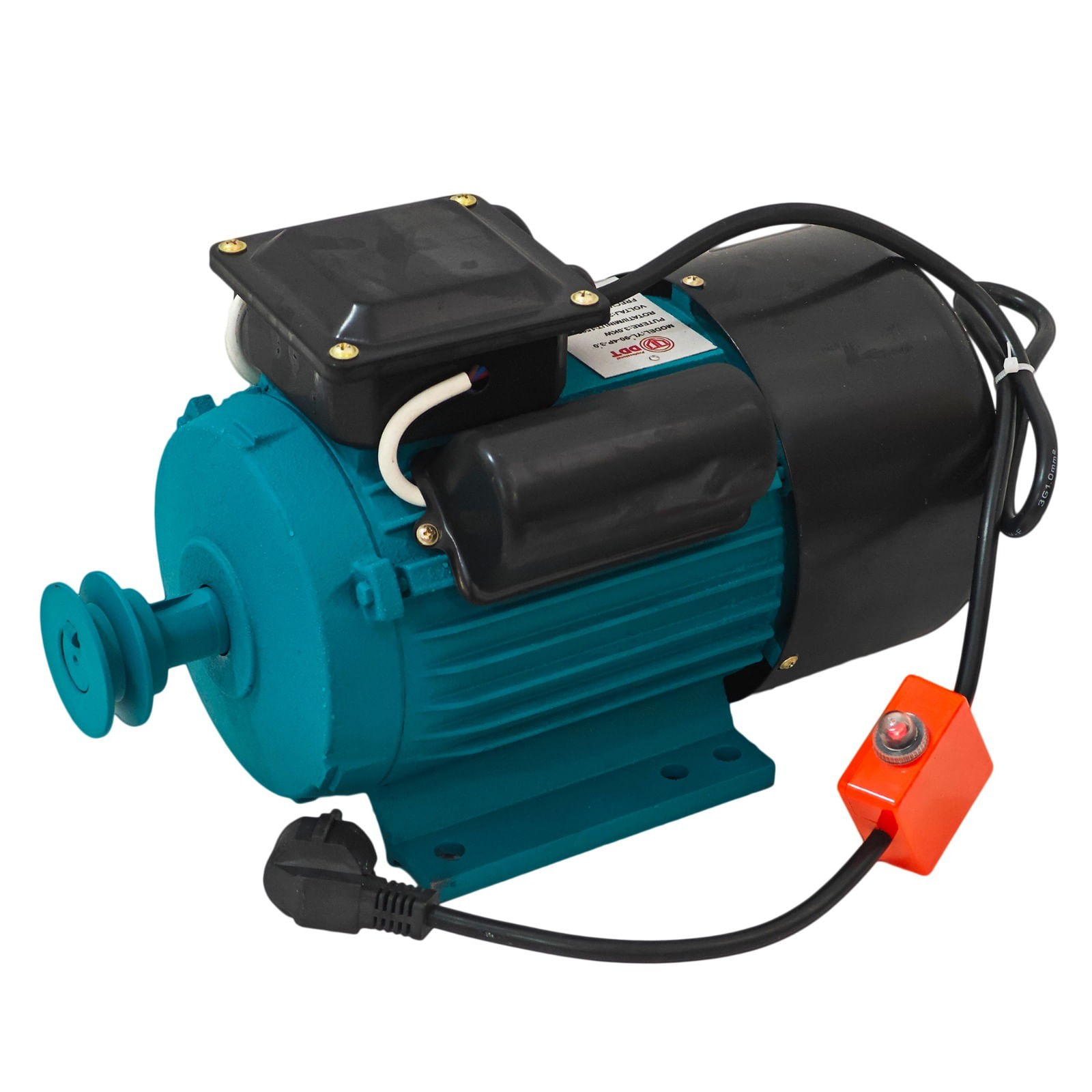 Motor electric monofazat DDT, Putere 2.2 kW, Viteza 1500 rpm, Bobinaj cupru, Protectie suprasarcina — imaginea 6