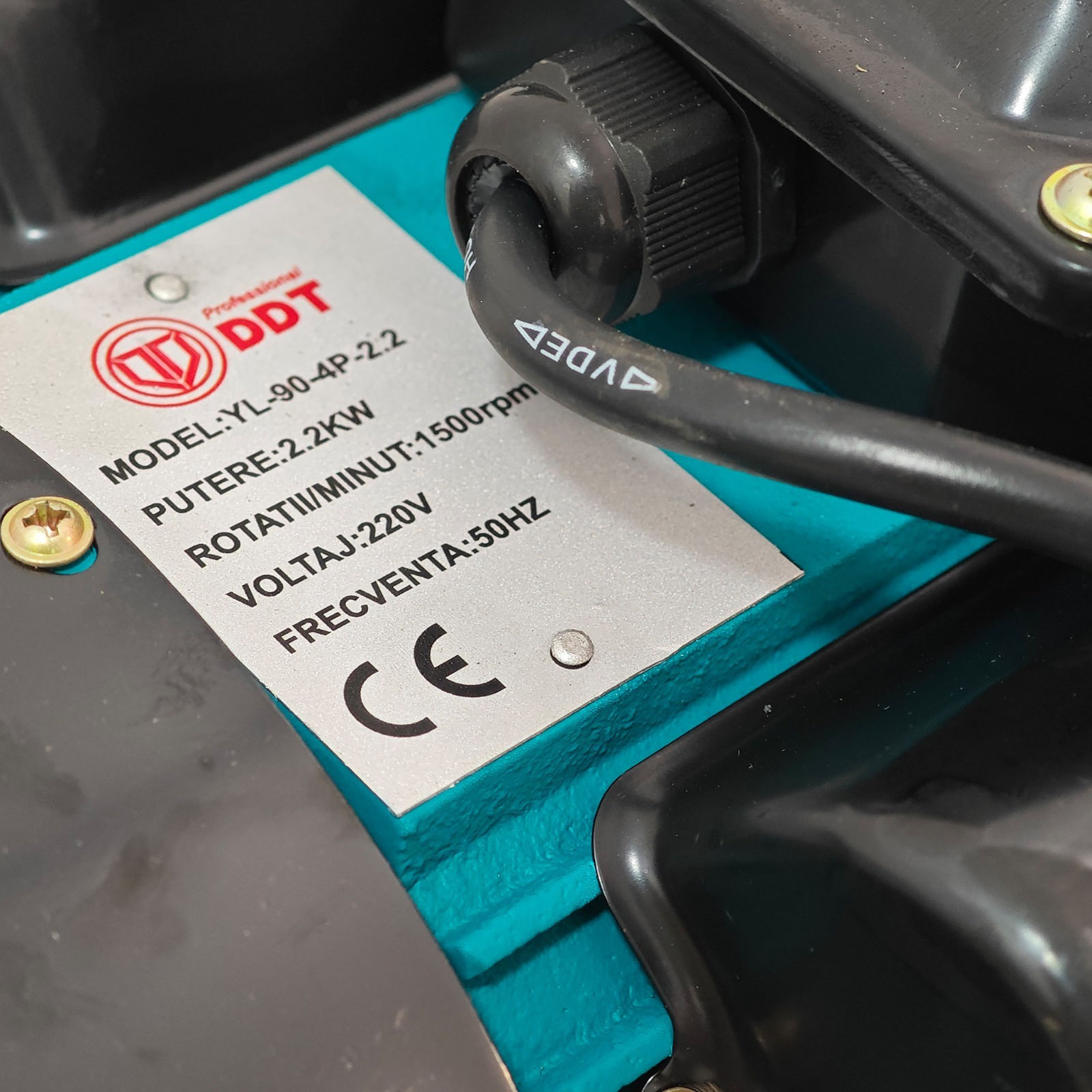 Motor electric monofazat DDT, Putere 2.2 kW, Viteza 1500 rpm, Bobinaj cupru, Protectie suprasarcina — imaginea 9