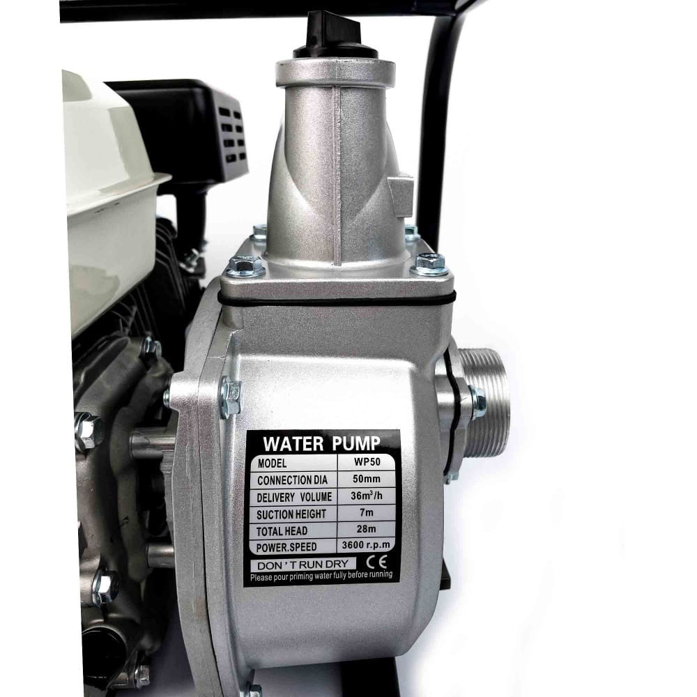 Motopompa pe benzina DDT Profesional, Putere 6.5 CP, Debit 30 mc/h, Inaltime 28 m, Ideala pentru irigatii — imaginea 4