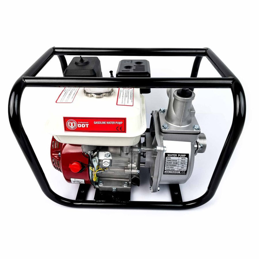 Motopompa pe benzina DDT Profesional, Putere 6.5 CP, Debit 30 mc/h, Inaltime 28 m, Ideala pentru irigatii — imaginea 5