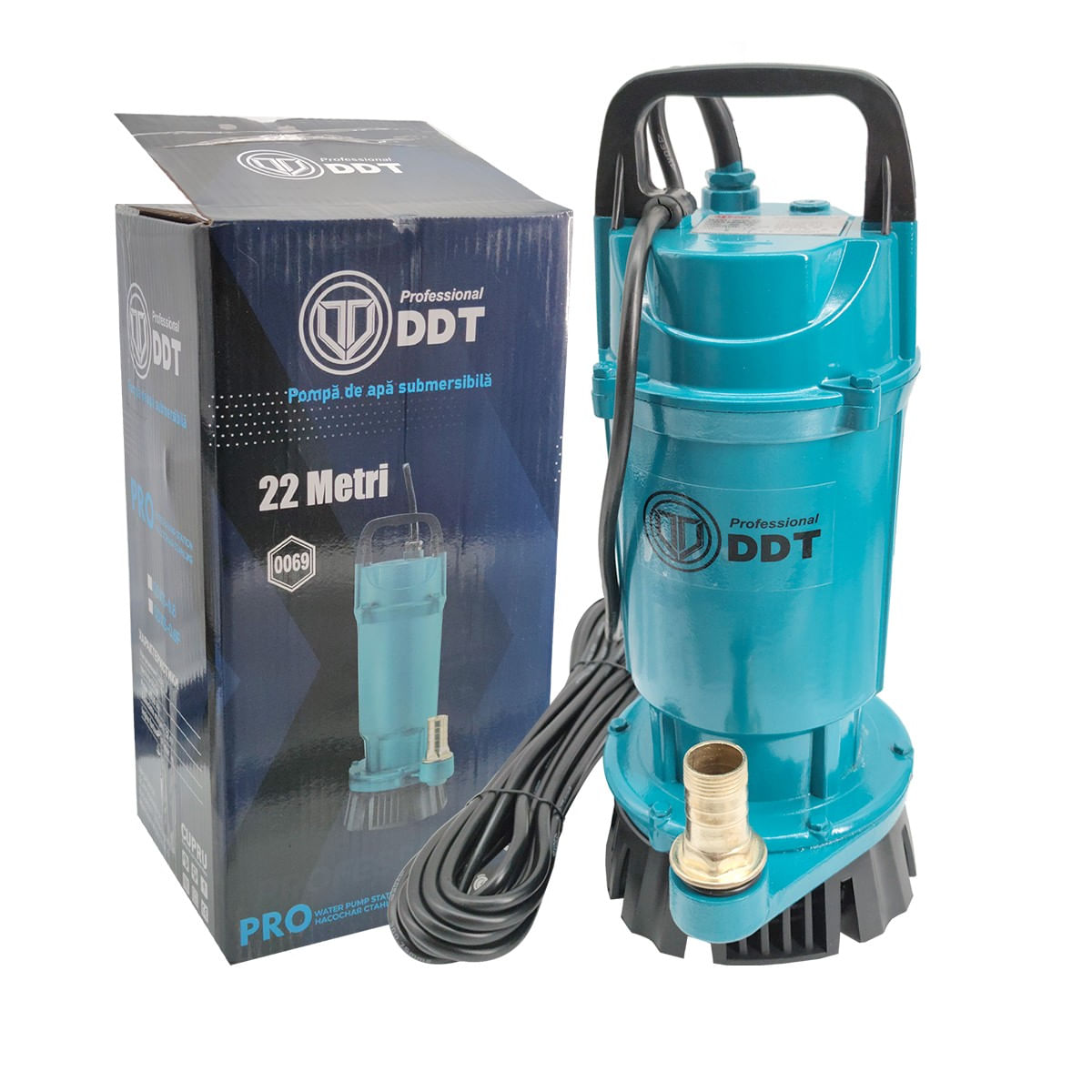 Pompa submersibila apa curata DDT QDXS-0,6F, Putere 600 W, Debit 3 mc/h, Ideala pentru piscine si fantani — imaginea 3