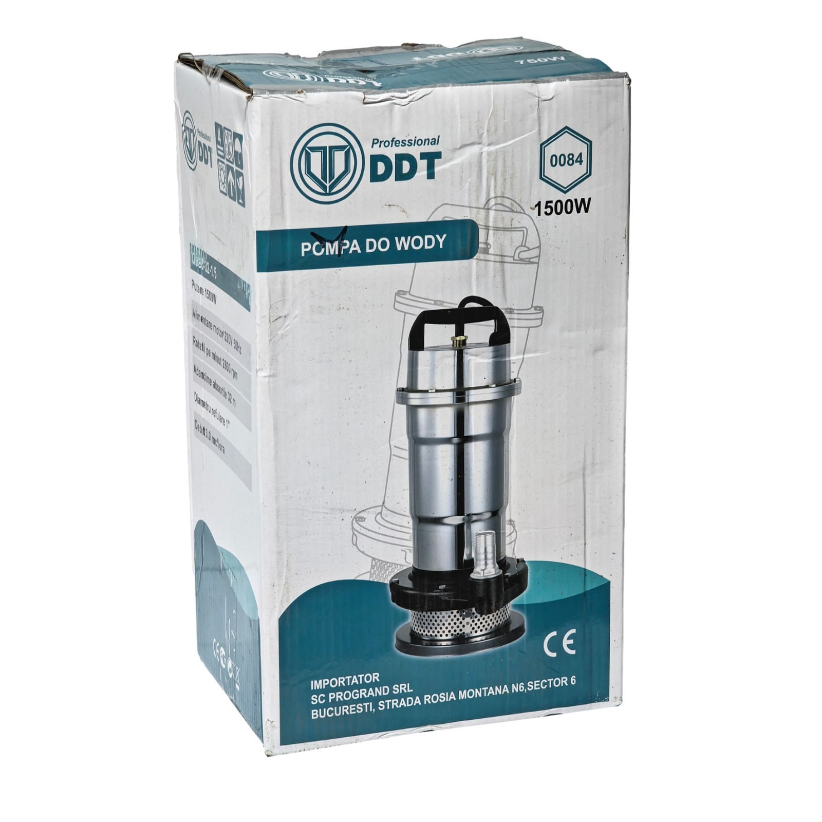 Pompa submersibila apa curata DDT Professional QDS3-32-1.5, Putere 1500 W, Debit 3 mc/h, Ideala pentru puturi si fantani — imaginea 8