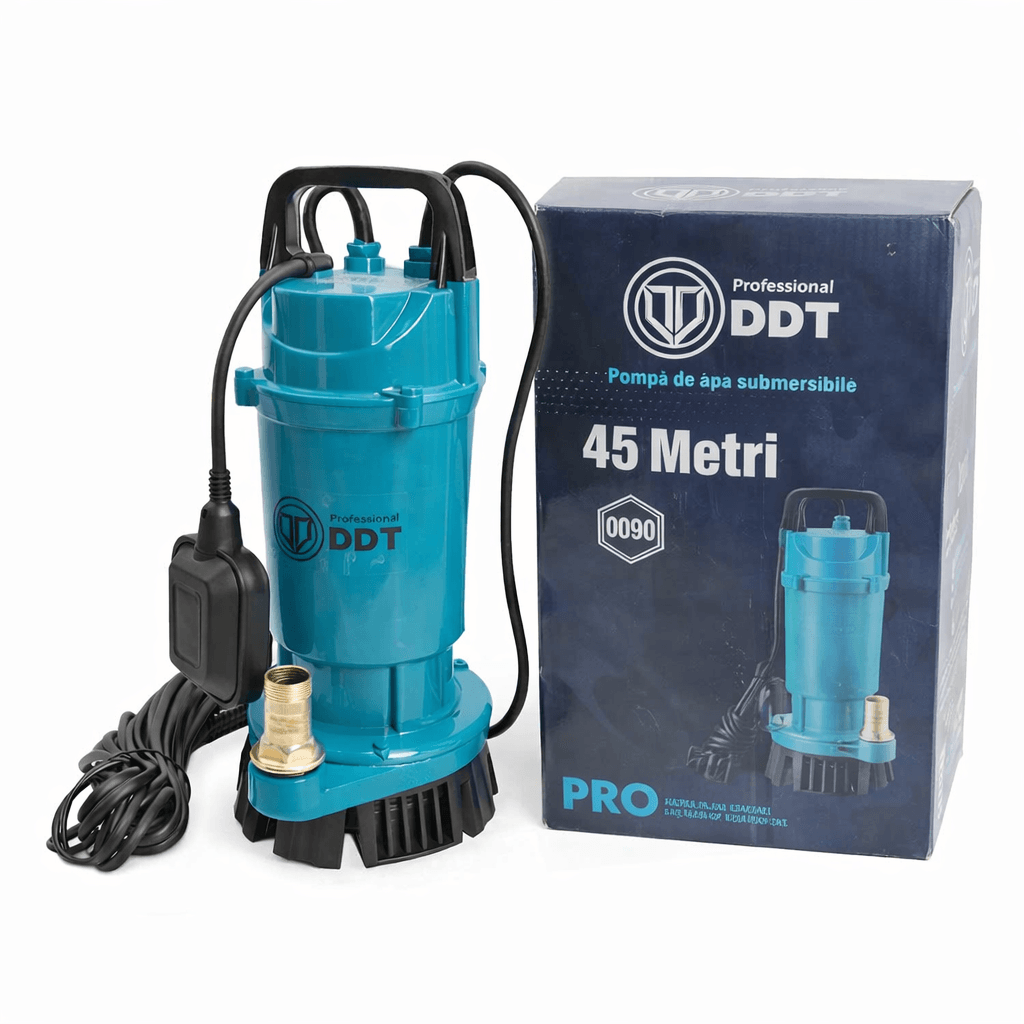 Pompa submersibila apa curata DDT QDX1.5-45-1.1, Cu plutitor, Putere 1100 W, Debit 3 mc/h, Ideala pentru piscine — imaginea 5