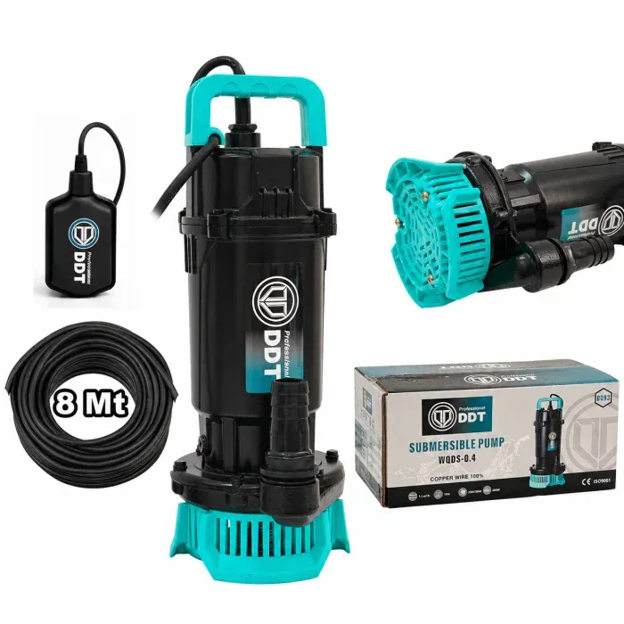Pompa submersibila apa curata DDT WQDS-0.4, Cu plutitor, Putere 0.5 CP, Debit 1.5 mc/h, Refulare 18 m — imaginea 13