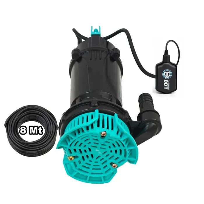Pompa submersibila apa curata DDT WQDS-0.4, Cu plutitor, Putere 0.5 CP, Debit 1.5 mc/h, Refulare 18 m — imaginea 14