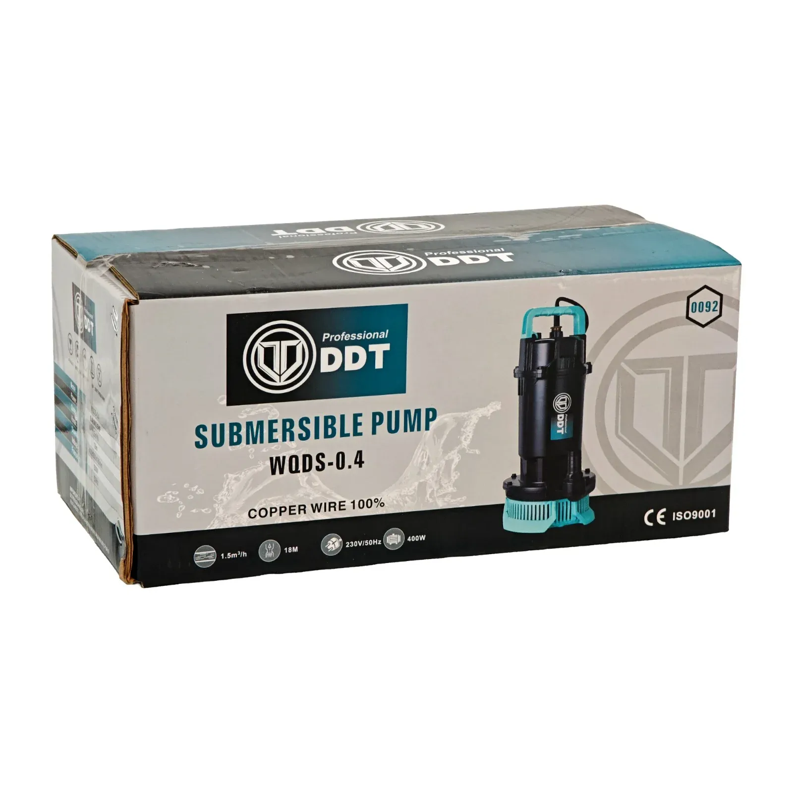Pompa submersibila apa curata DDT WQDS-0.4, Putere 0.5 CP, Debit 1.5 mc/h, Refulare 18 m, Bobinaj cupru masiv — imaginea 18