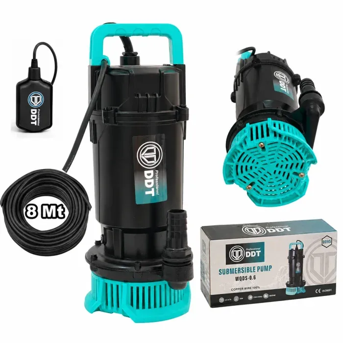 Pompa submersibila apa curata DDT WQDS-0.6, Cu plutitor, Putere 0.75 CP, Refulare 25 m, Bobinaj cupru masiv — imaginea 15