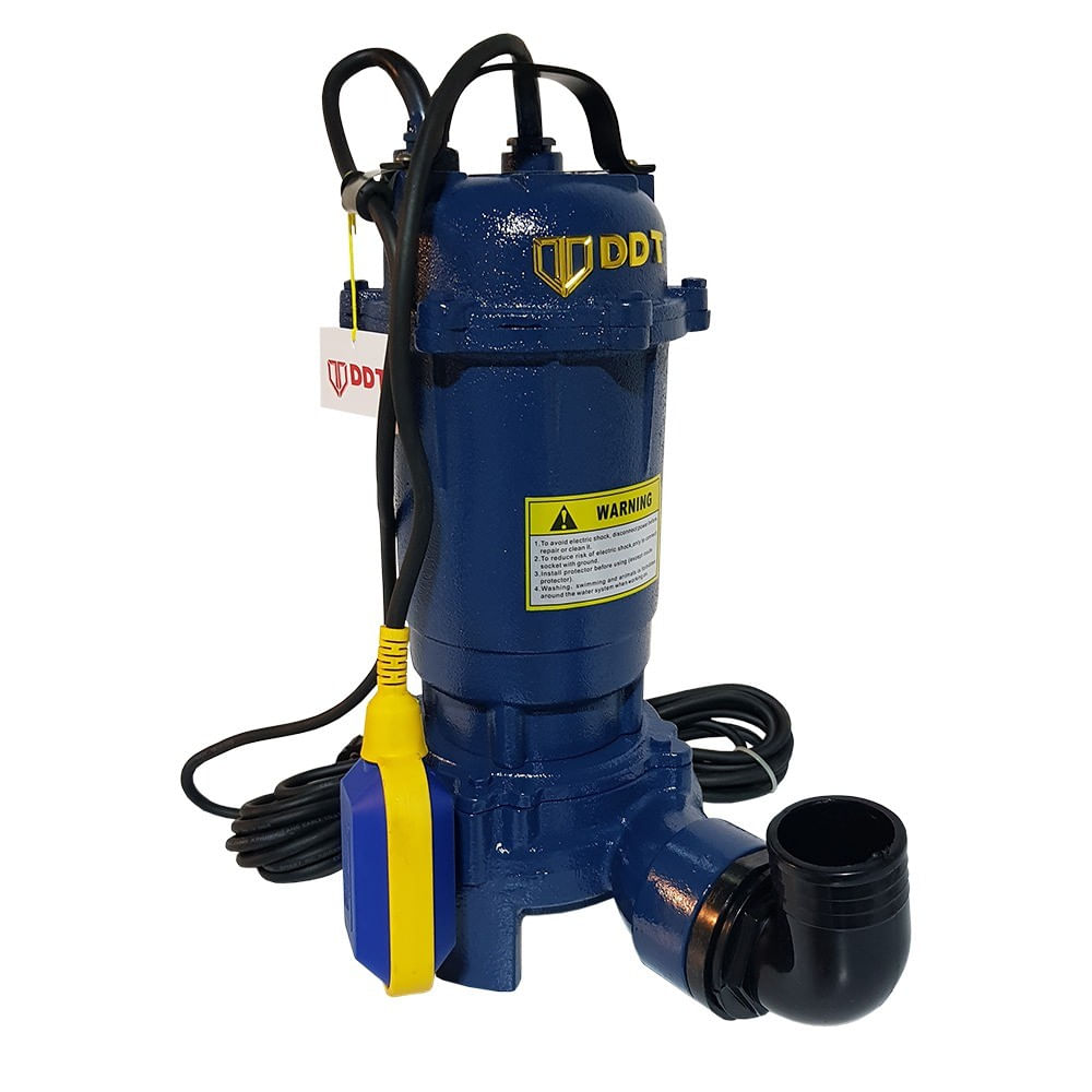 Pompa submersibila cu tocator si plutitor DDT WQD10, Putere 2600 W, Furtun pompier 20 m inclus — imaginea 3