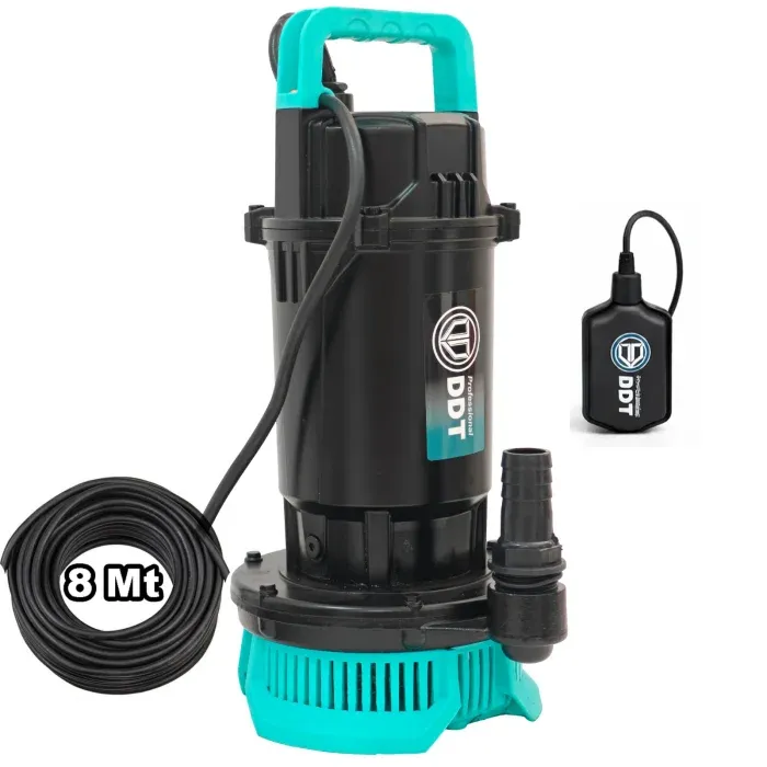 Pompa submersibila apa curata DDT WQDS-0.8, Cu plutitor, Putere 1.0 CP, Debit 3 mc/h, Bobinaj cupru masiv — imaginea 15