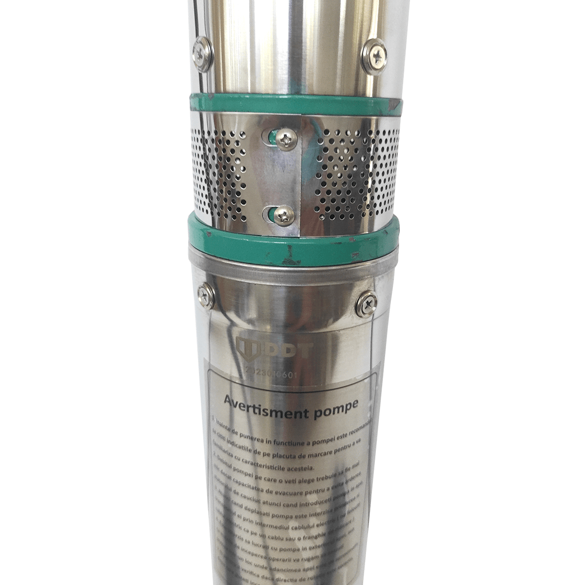 Pompa submersibila de mare adancime DDT QJD120-1.5, Inox, 8 turbine, Cu presostat, Ideala pentru puturi adanci — imaginea 2