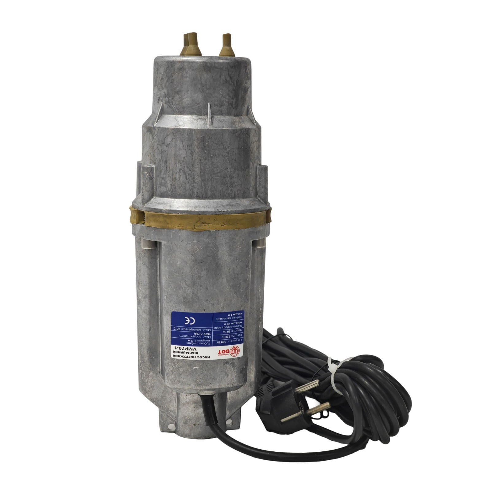 Pompa submersibila pe vibratii DDT VMP70-1, Putere 350 W, 3 iesiri, Pentru puturi, Ideala pentru apa curata — imaginea 8