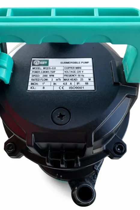 Pompa submersibila apa curata DDT WQDS-0.6, Putere 0.75 CP, Debit 3 mc/h, Refulare 25 m, Bobinaj cupru masiv — imaginea 11