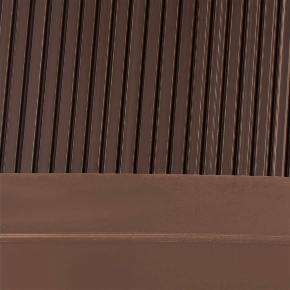 Copertina dubla protectie usa si fereastra, policarbonat cu protectie UV, 200 x 100 cm, maro transparent — imaginea 12