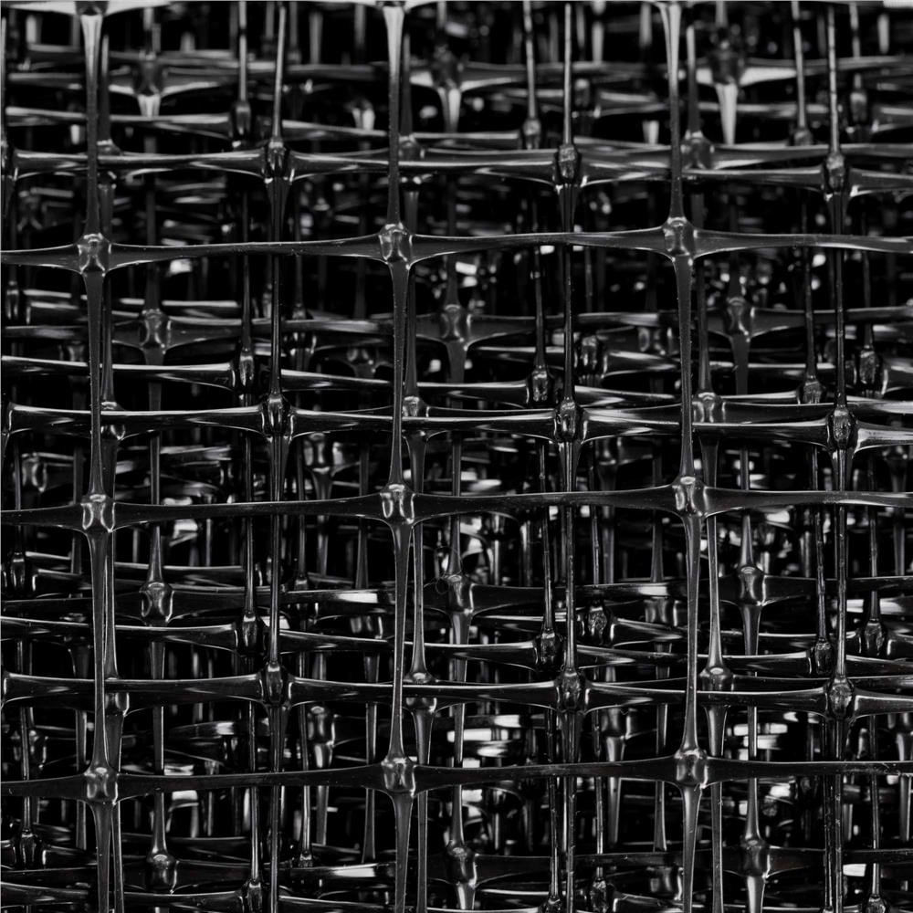 Plasa gradina anti daunatori si cartite, 45g/m2, 2x50 metri, ochiuri 16 mm, negru — imaginea 2